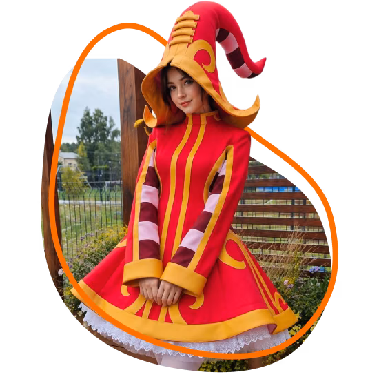 Kostium cosplay Arlekina