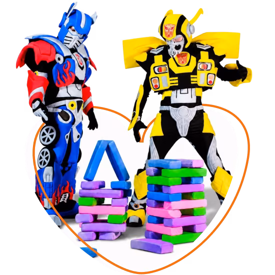 Kostiumy Optimus Prime i Bumblebee